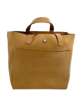 NEW Portland Leather Goods Mini Crossbody Leather in Mystery Maybe Pebbled Mango